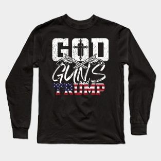 God-Guns-Trump Long Sleeve T-Shirt